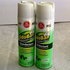OdoBan Eucalyptus spray two Pack 14.6 ozs